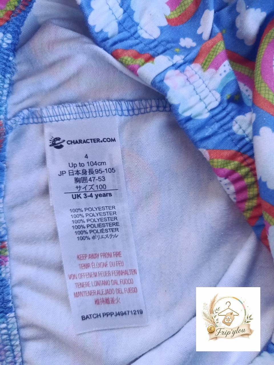 Clouds and Rainbow Girl Shorts A1767 – photo 2